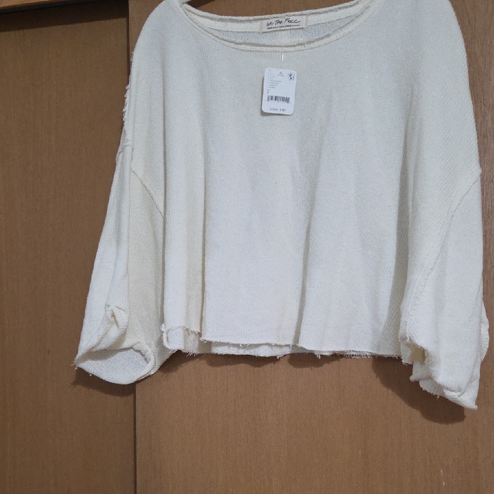 Cream Women's Top